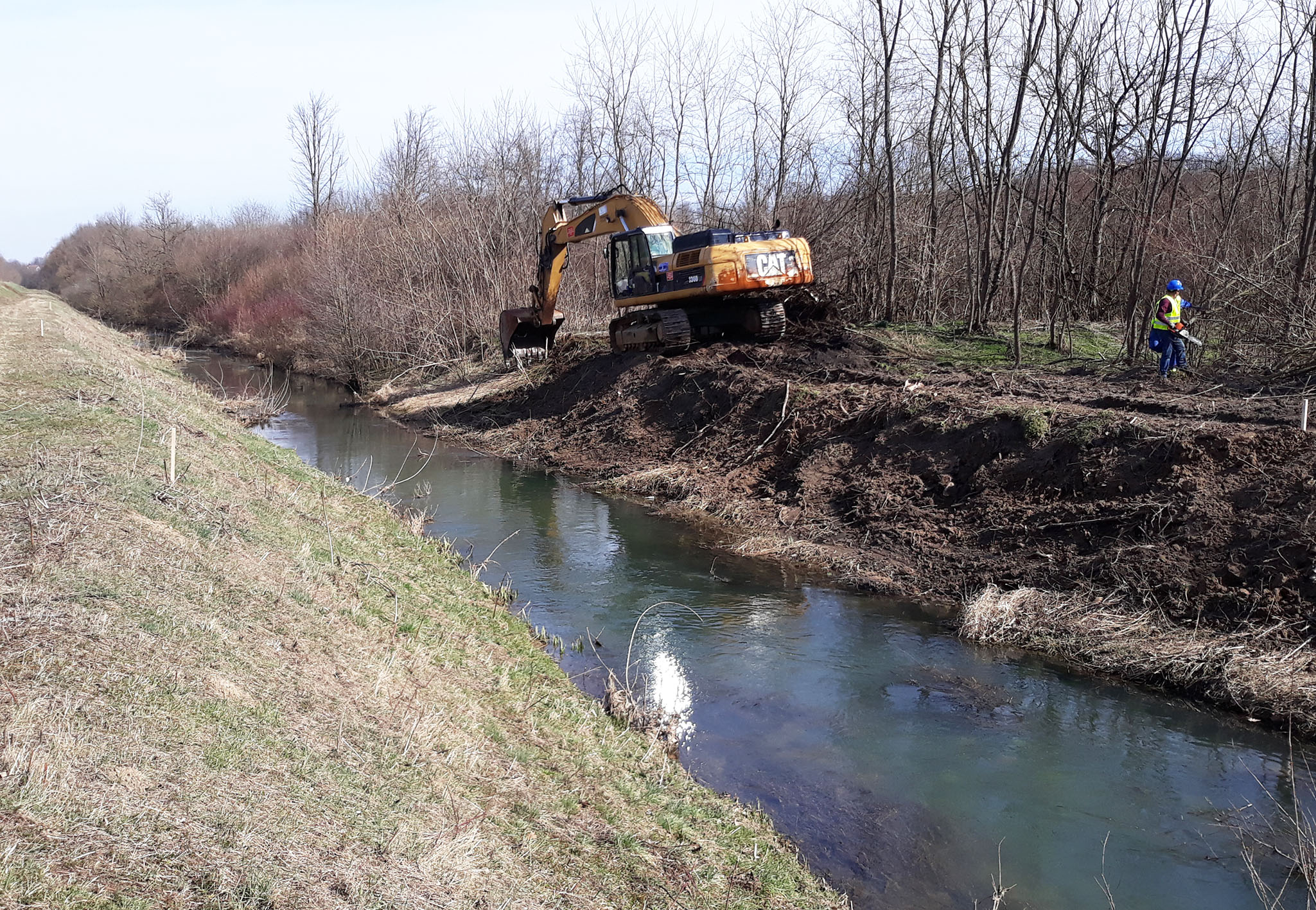 Počeli radovi na izgradnji mjera zaštite od poplava na području opštine Brod