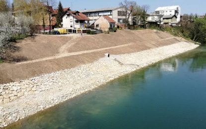 Sanirano klizište kod Zelenog mosta u Banjaluci