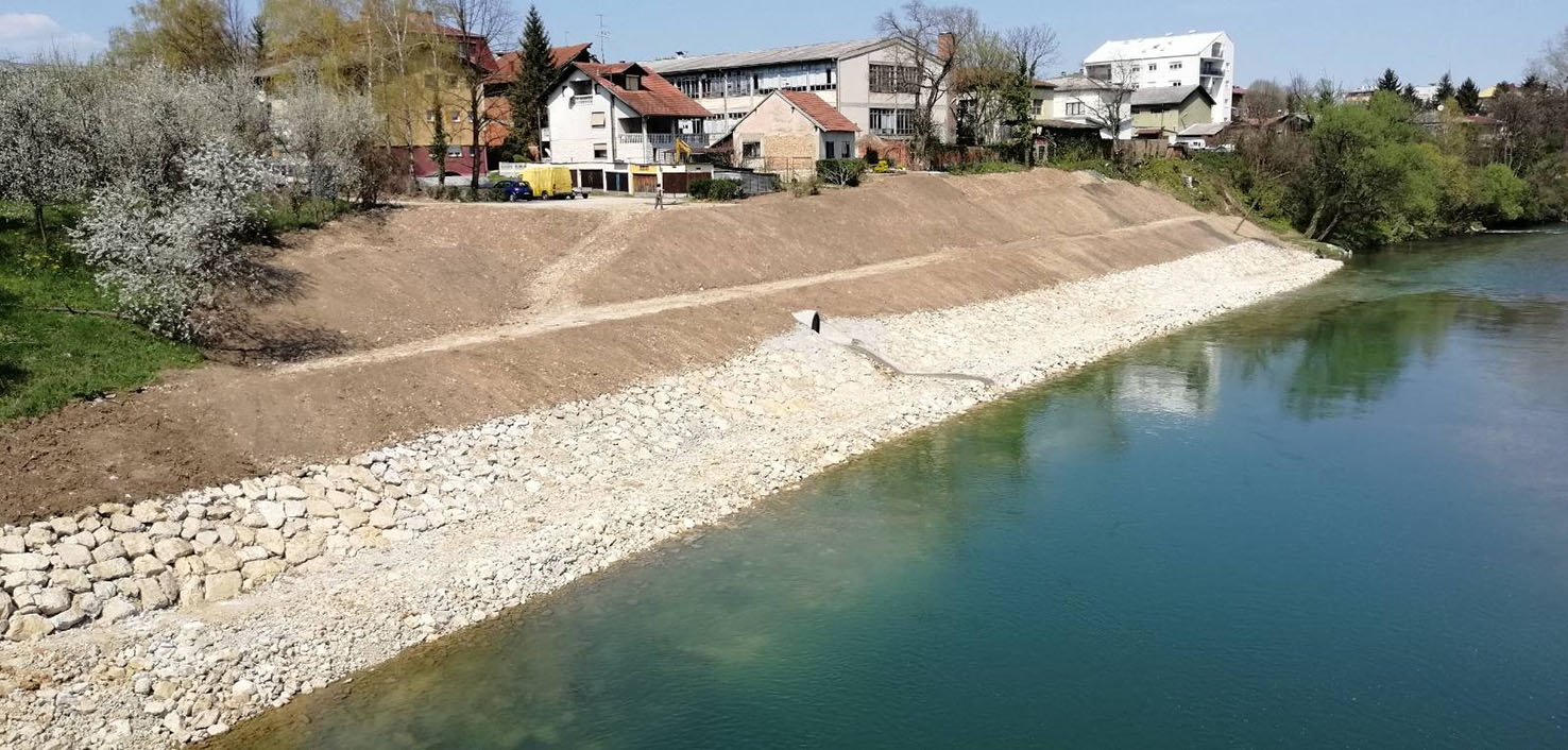 Sanirano klizište kod Zelenog mosta u Banjaluci