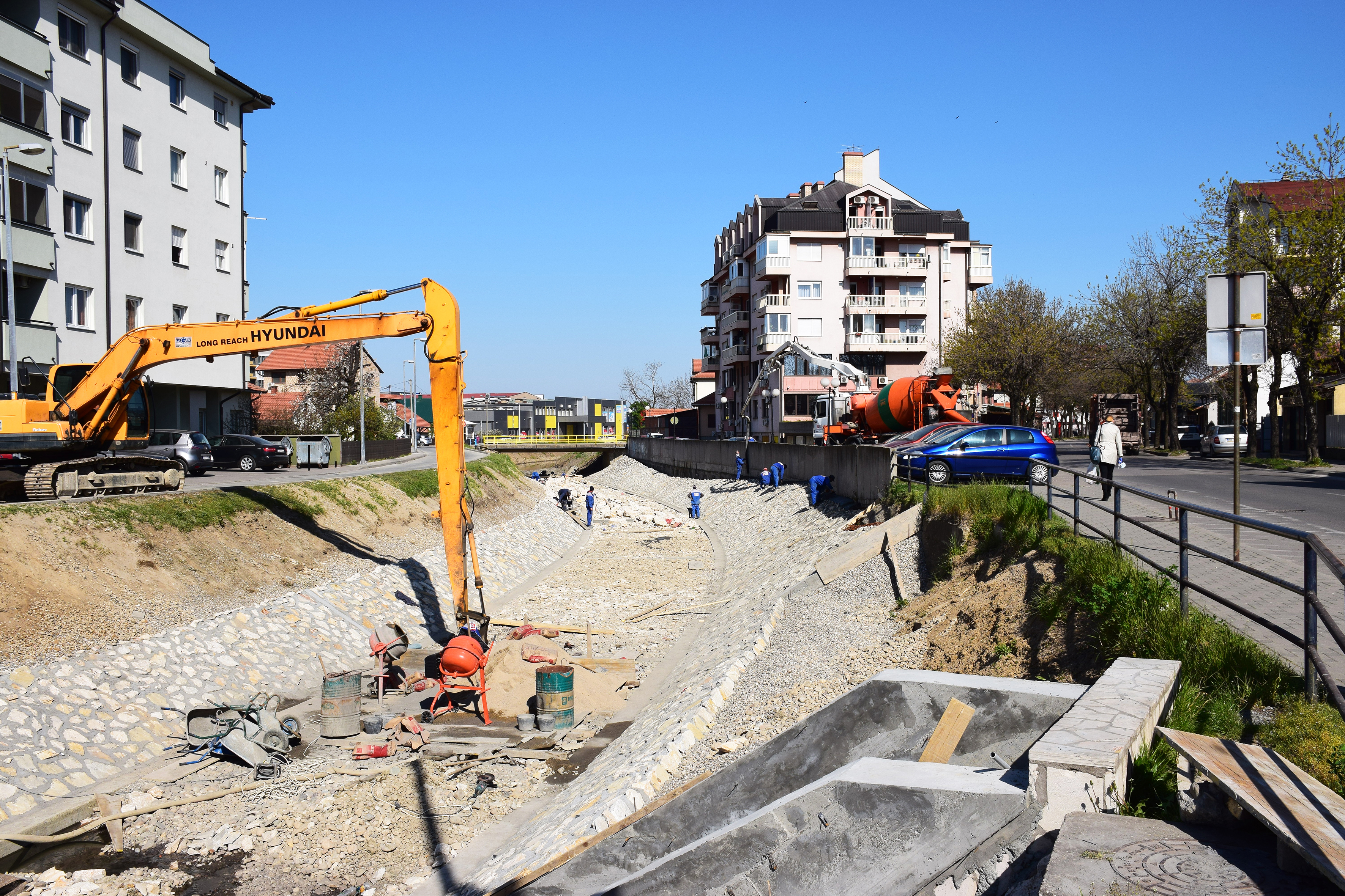 Bijeljina: Radovi na uređenju kanala Dašnica ulaze u završnu fazu