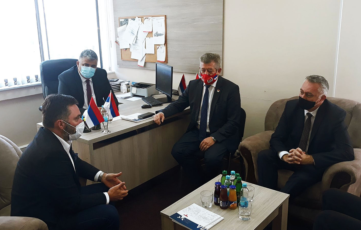 Ministri Košarac i Pašalić u radnoj posjeti JU „Vode Srpske“