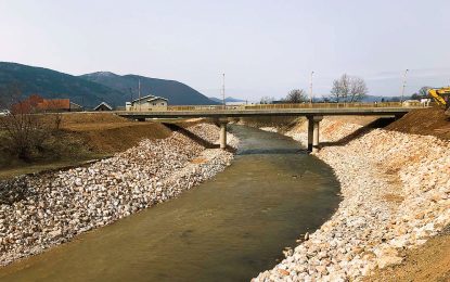 Završena sanacija korita rijeke Željeznice u Vojkovićima