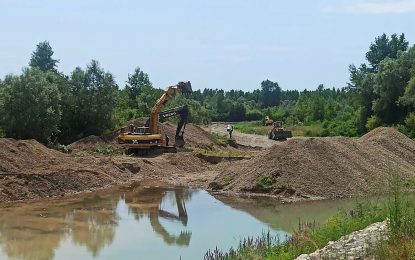 Hitni radovi za povećanje dotoka vode iz rijeke Drine u kanalsku mrežu u Semberiji