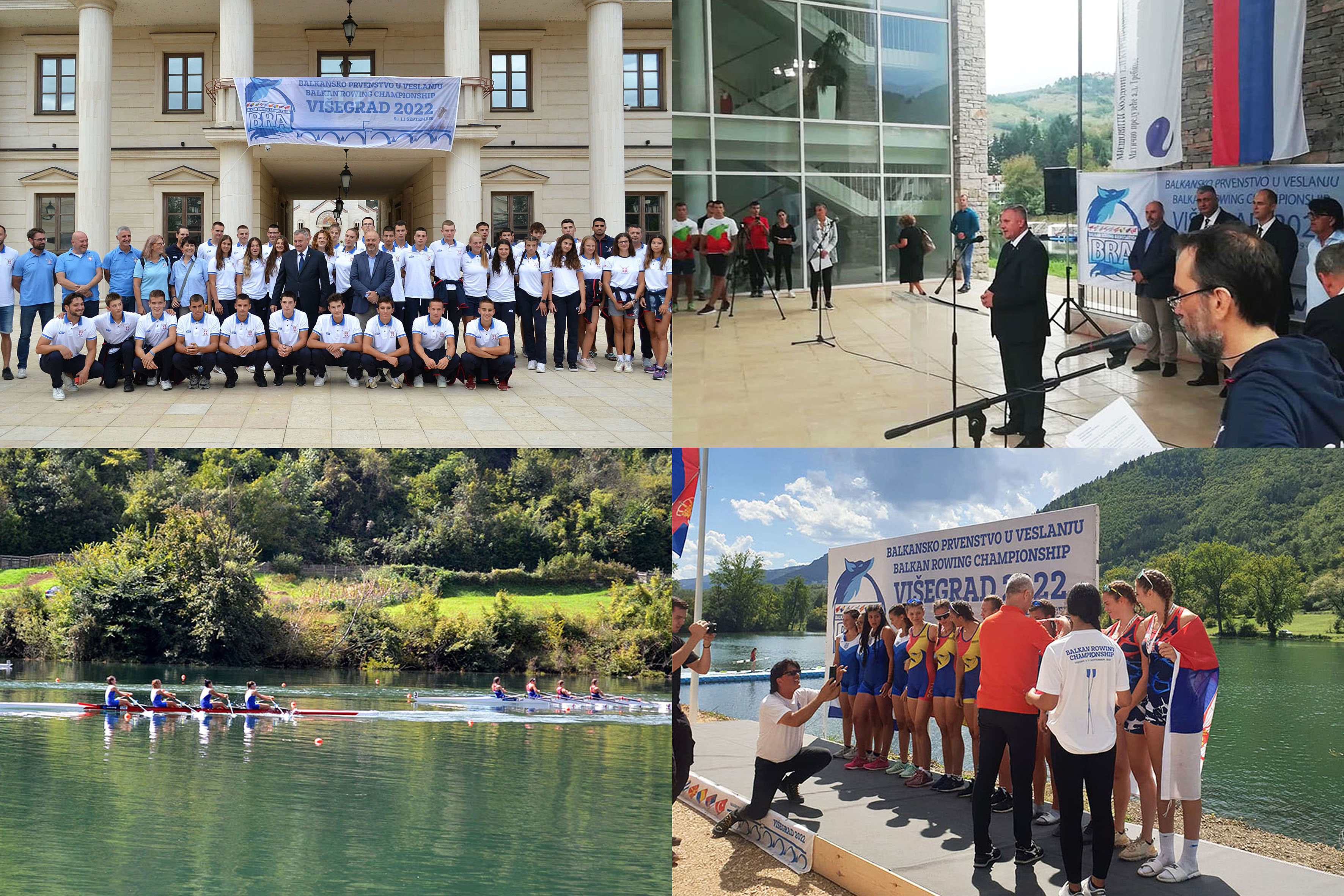 Održano Balkansko prvenstvo u veslanju: Višegrad i Republika Srpska dobri domaćini